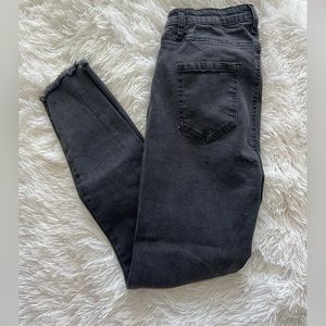 NWOT Mud Pie Skinny Washed Black Jeans Size Large/10